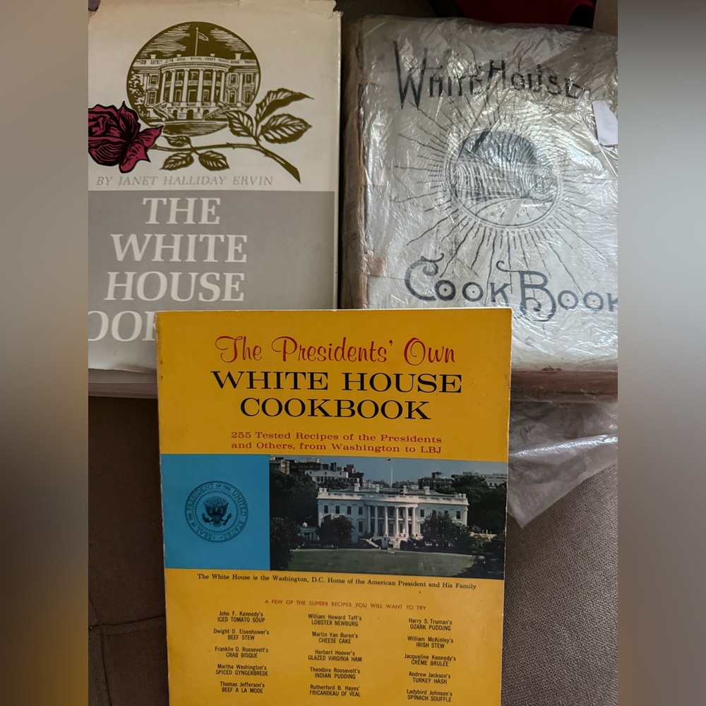 The President's White House Cookbook set of 3